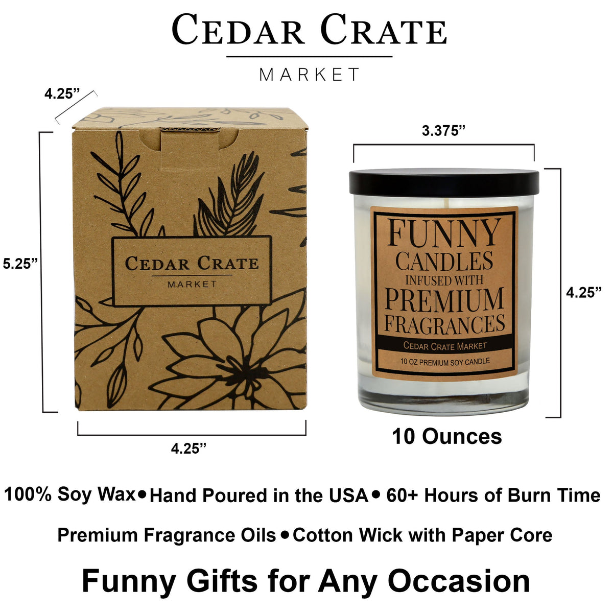 Flannels, Bonfires & S'mores Fall Candle