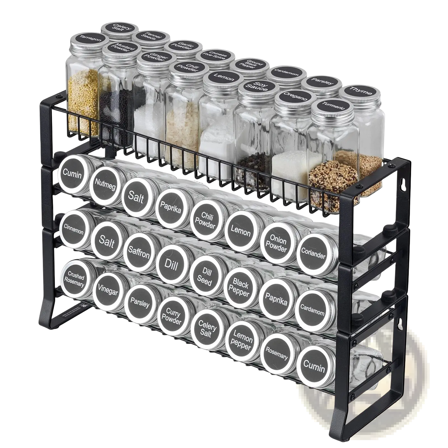 3-tier Metal Spice Rack Organizer