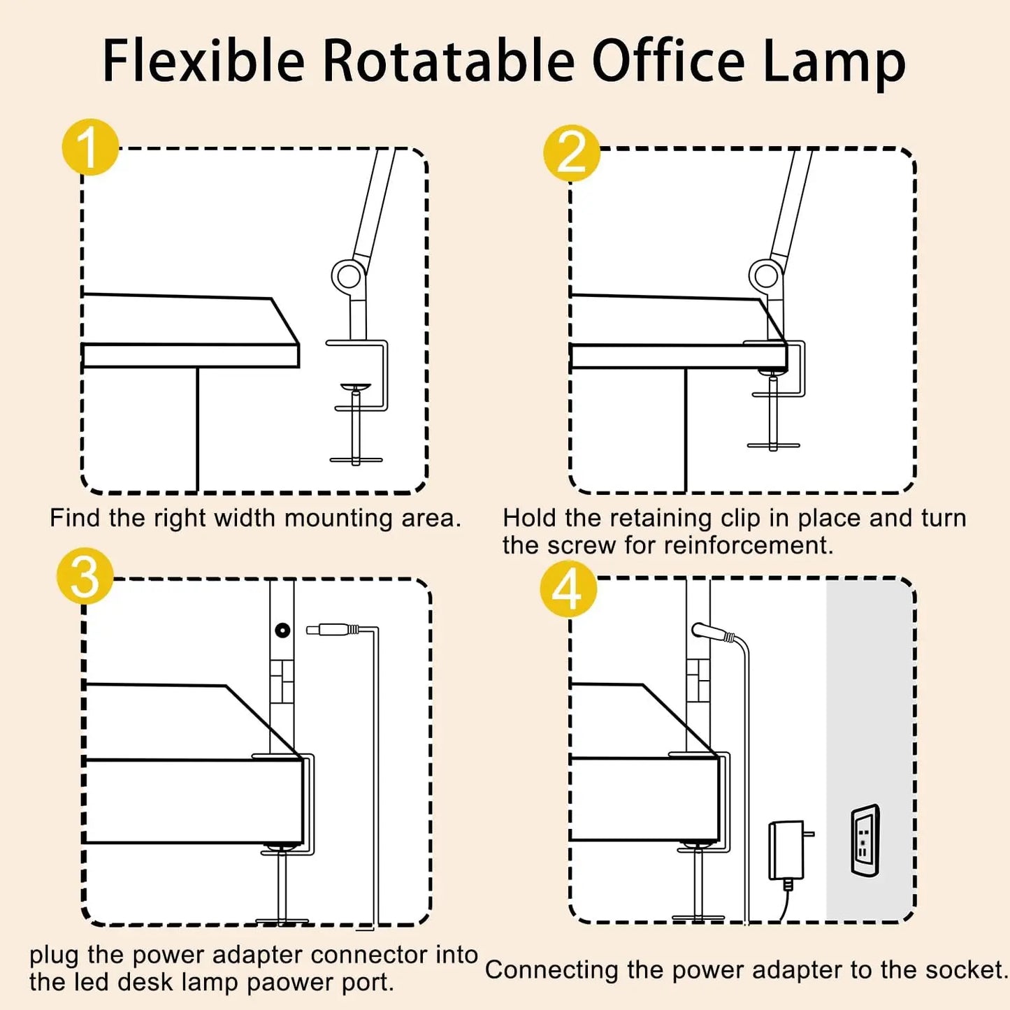 Multi-mode Lighting Flexible LED Desk Lamp