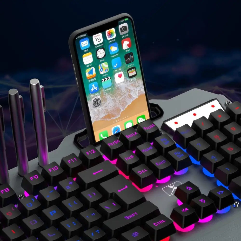 Illuminated Gaming Keyboard and Mouse