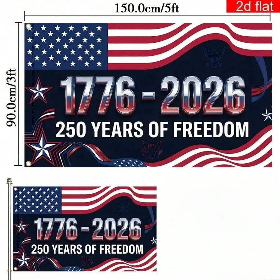 250th Anniversary USA Flag