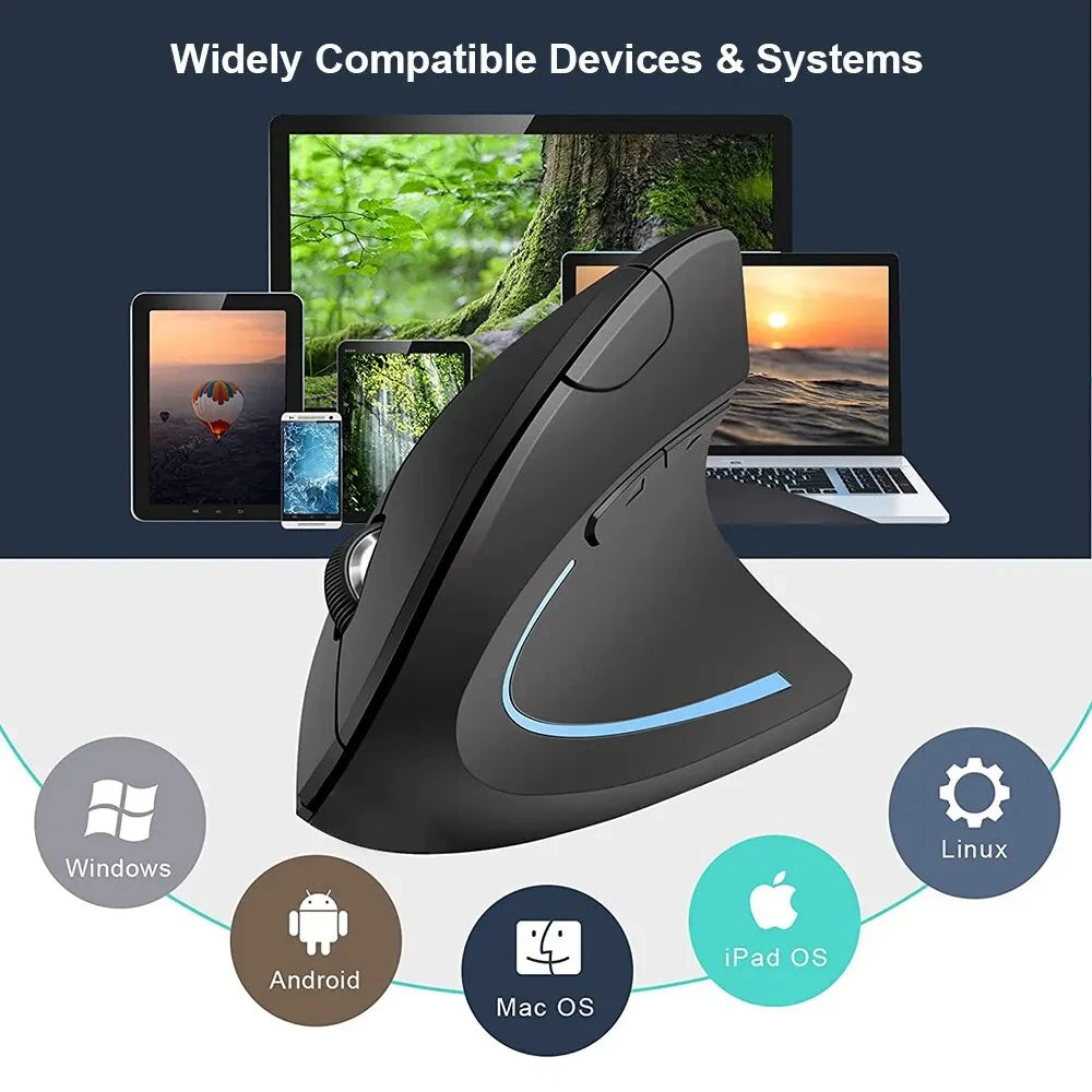Ergonomic Wireless Optical Mouse