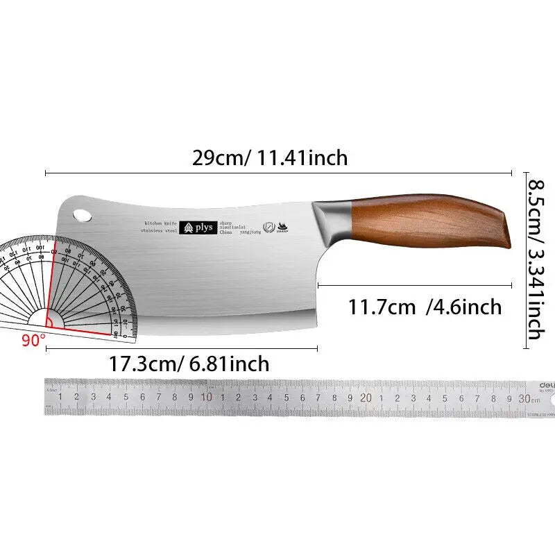 Heavy Duty Hand Forged Kitchen Chef Cleaver