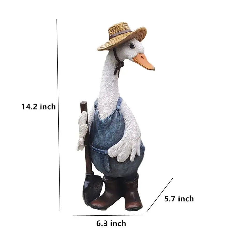 Gardener Goose Ornament