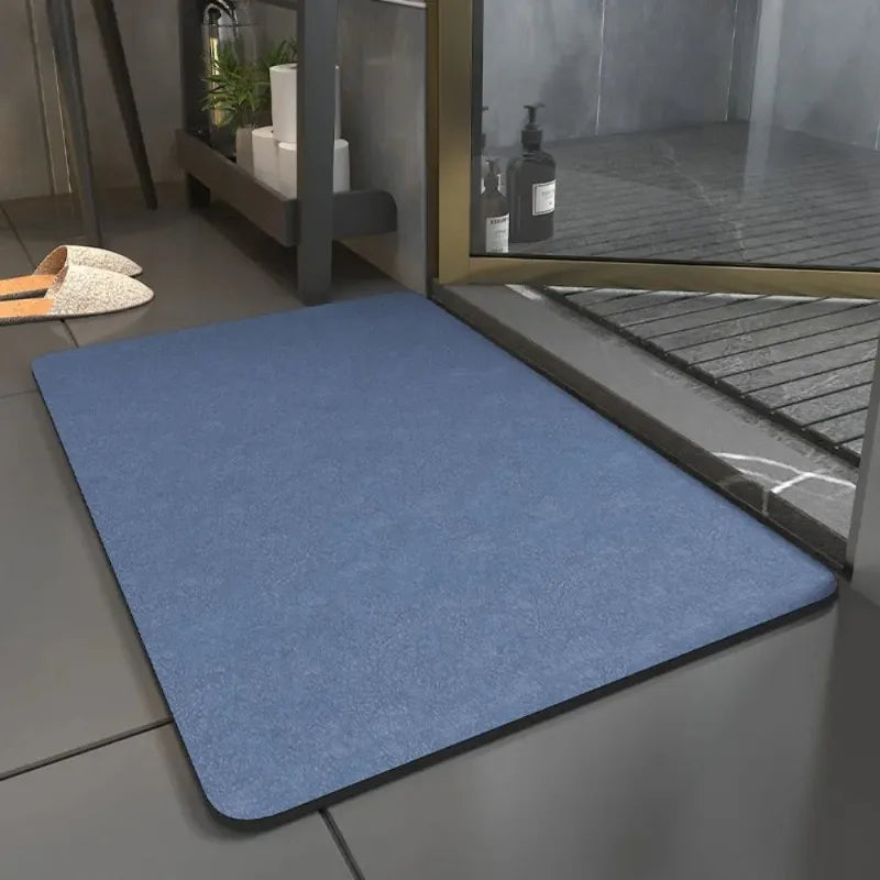 Solid Color Diatomite Floor Mat Non-Slip