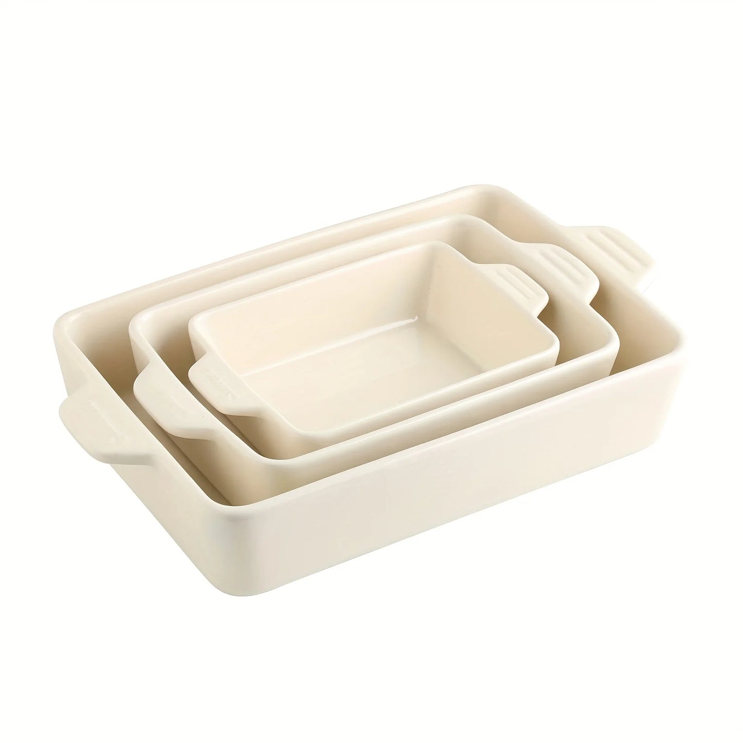 3pcs/Set Ceramic Bakeware Set