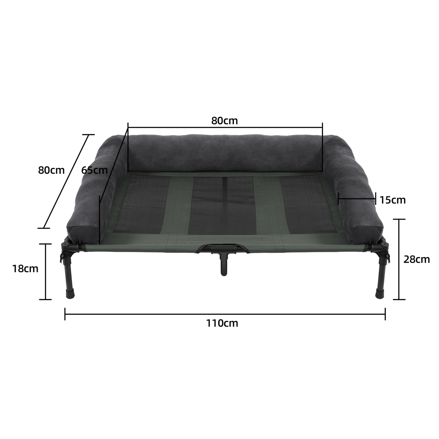 Elevated Pet Lounger Bed