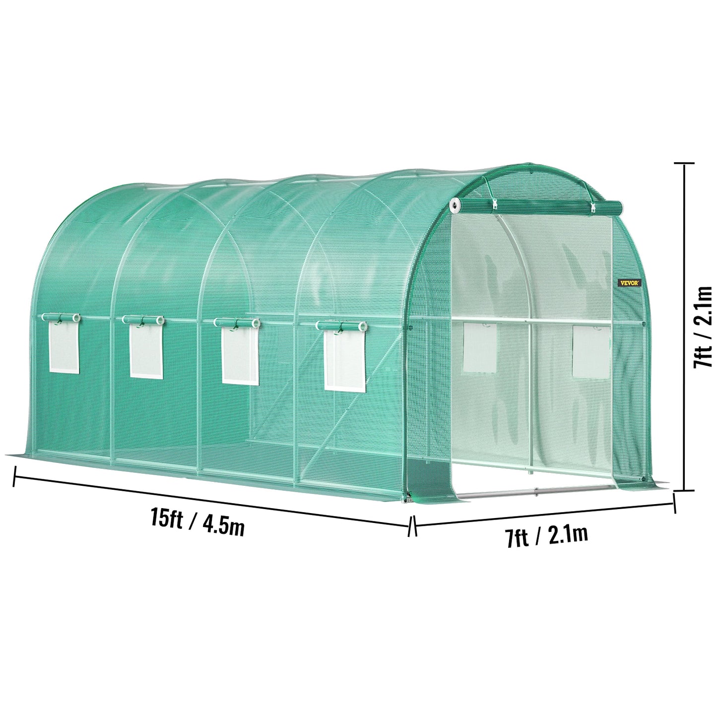 Galvanized Frame & Waterproof Cover Greenhouse