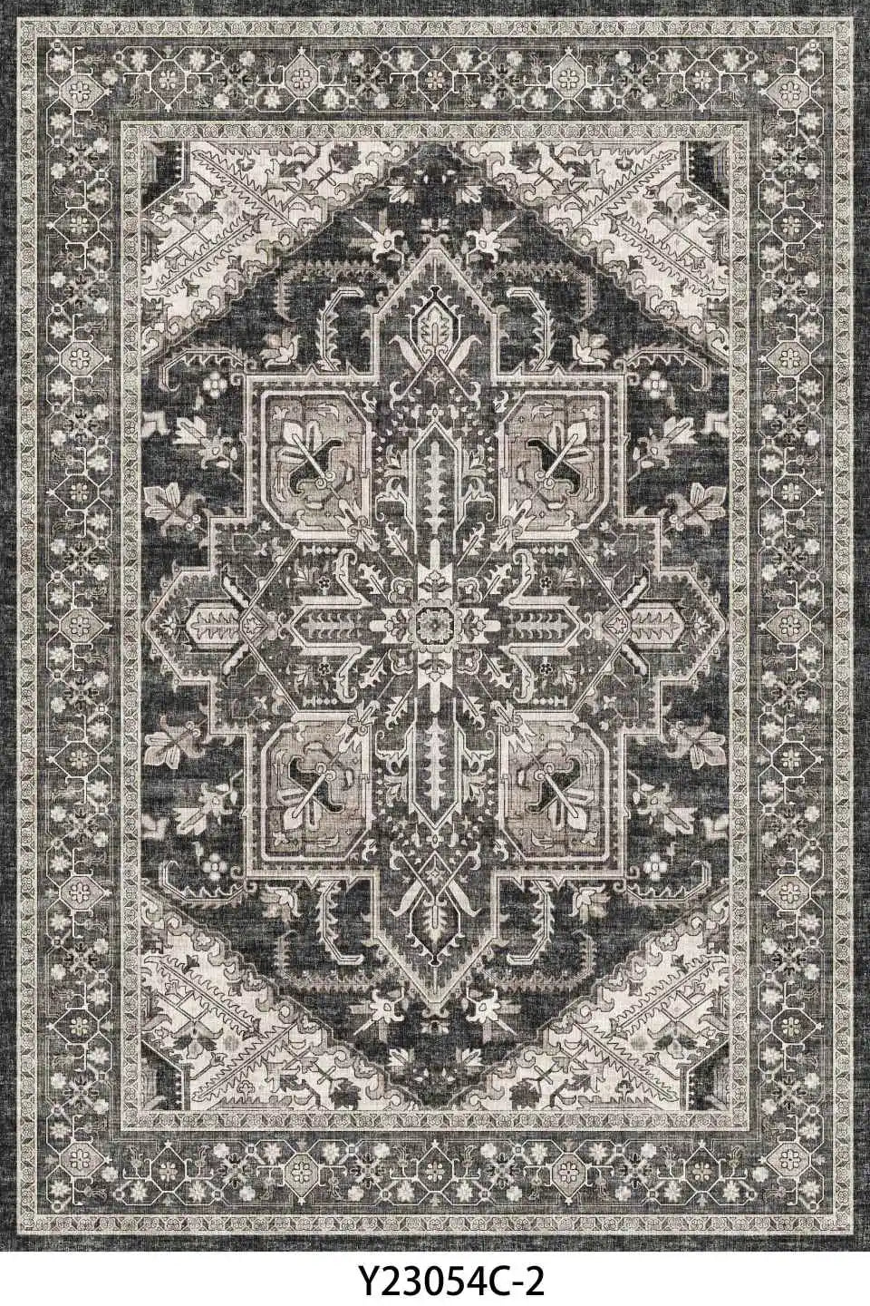 Vintage Style, Washable Area Rug