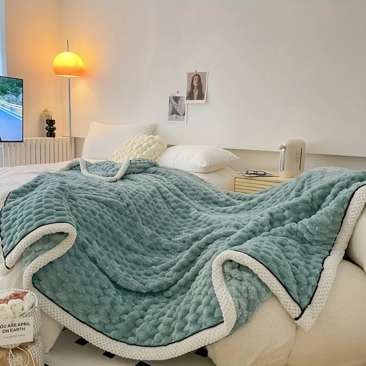 Large Plush Fleece Throw