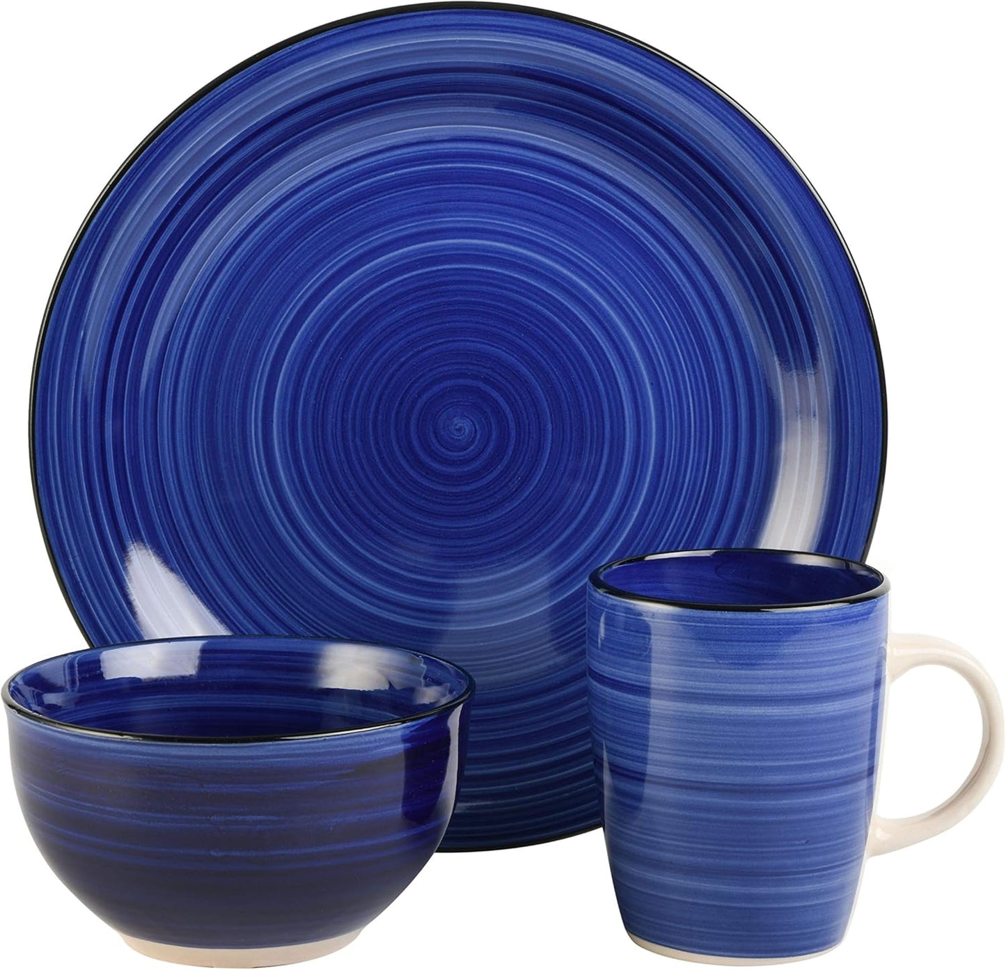 Gibson Home Vibes Dinnerware Set Service for 4 (12pcs) Assorted Colors