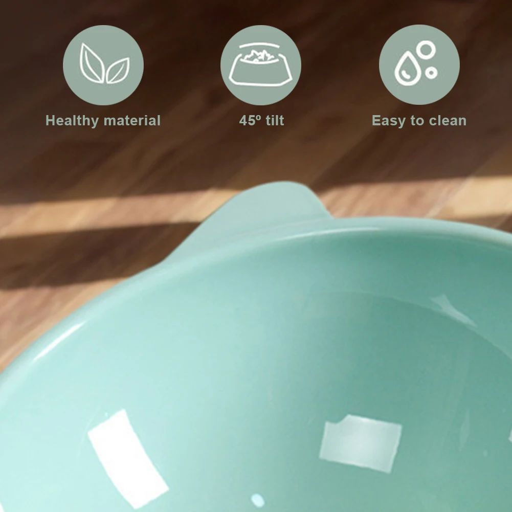 Tilted Elevated Pet Food Bowl