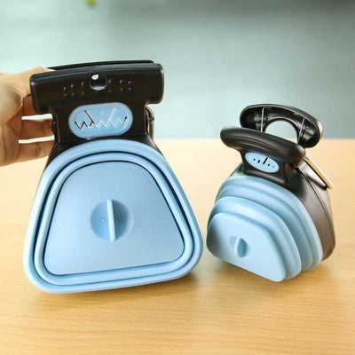 Travel Foldable Pooper Scooper With 1 Roll Compostable bags