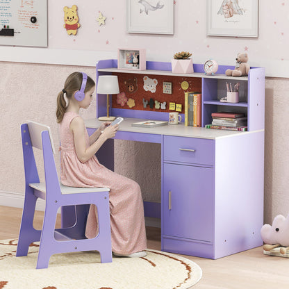 Kids Study Desk and Chair Set