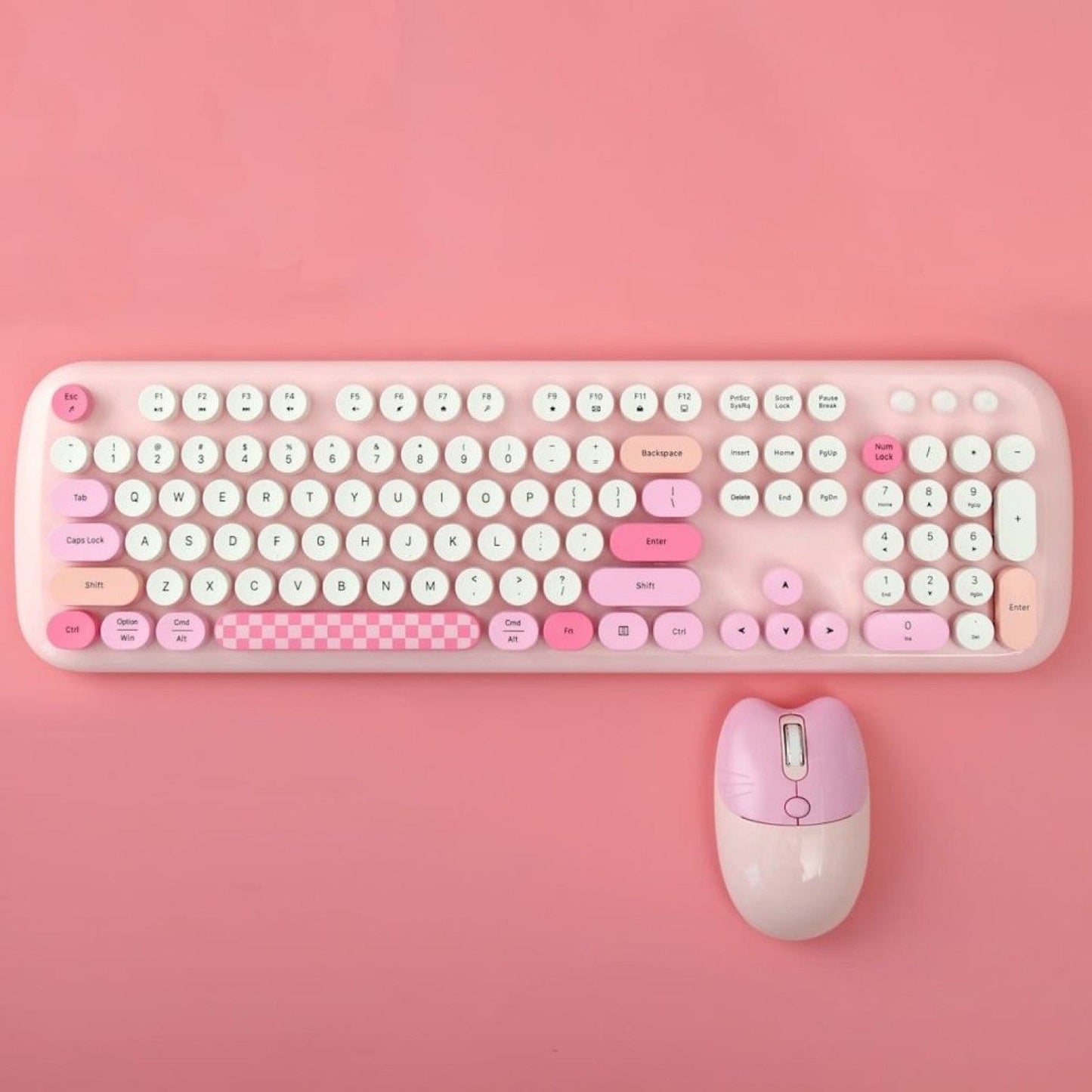 Wireless Keyboard & Mouse Combo - Silent Click