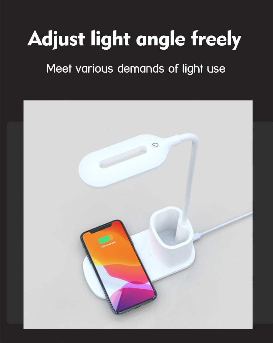Wireless LED Desk Lamp with Eye Protection
