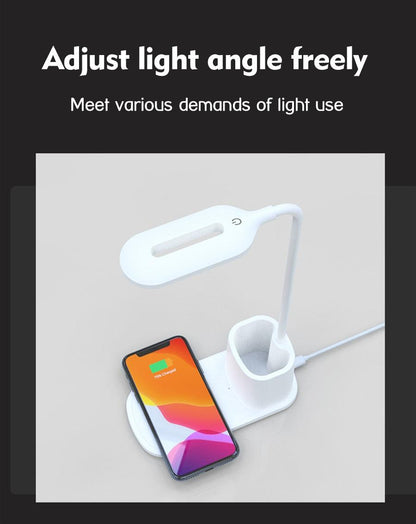 Wireless LED Desk Lamp with Eye Protection