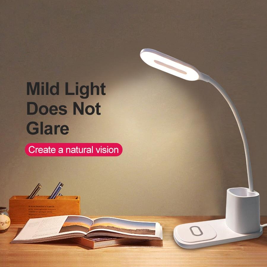 Wireless LED Desk Lamp with Eye Protection