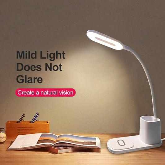 Wireless LED Desk Lamp with Eye Protection