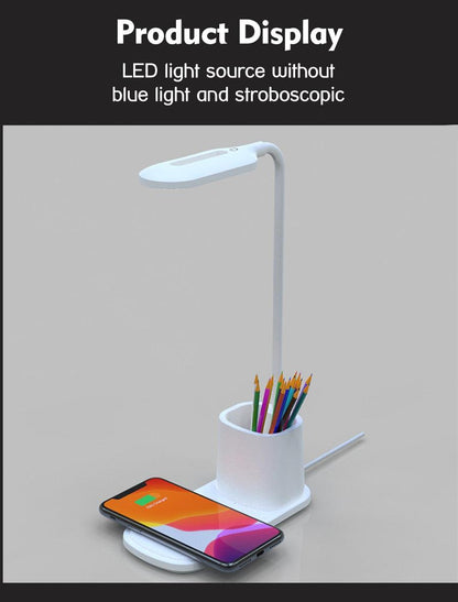 Wireless LED Desk Lamp with Eye Protection