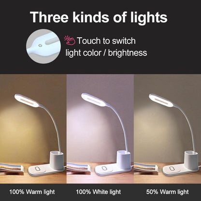 Wireless LED Desk Lamp with Eye Protection