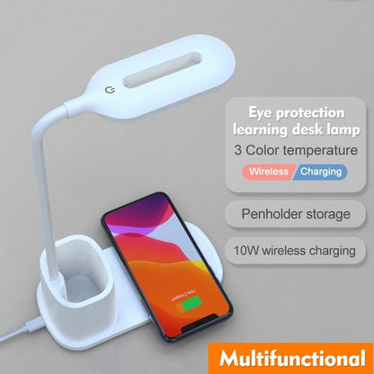 Wireless LED Desk Lamp with Eye Protection