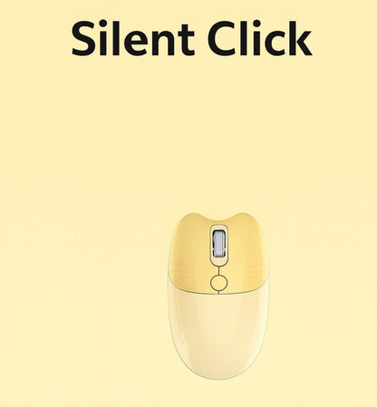 Wireless Keyboard & Mouse Combo - Silent Click