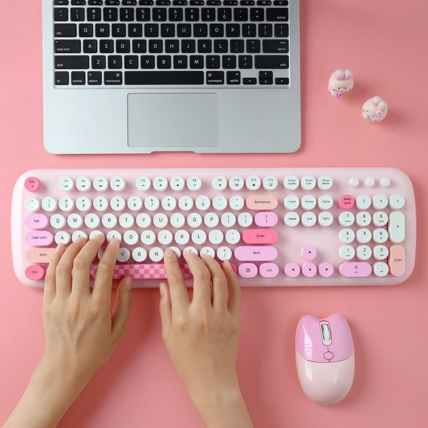 Wireless Keyboard & Mouse Combo - Silent Click