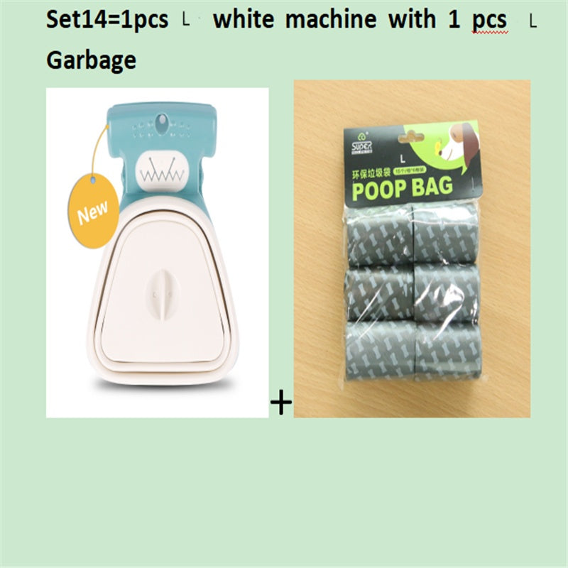 Travel Foldable Pooper Scooper With 1 Roll Compostable bags