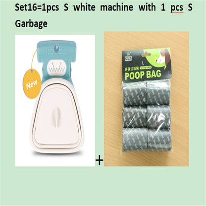 Travel Foldable Pooper Scooper With 1 Roll Compostable bags