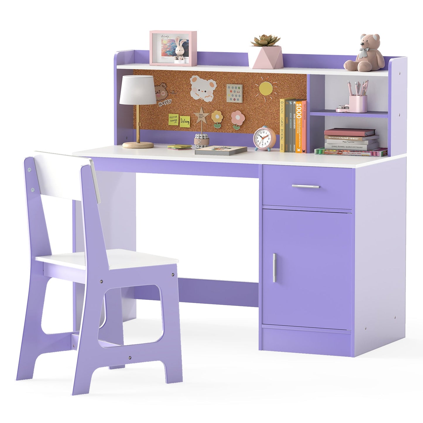 Kids Study Desk and Chair Set