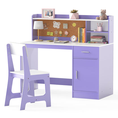 Kids Study Desk and Chair Set