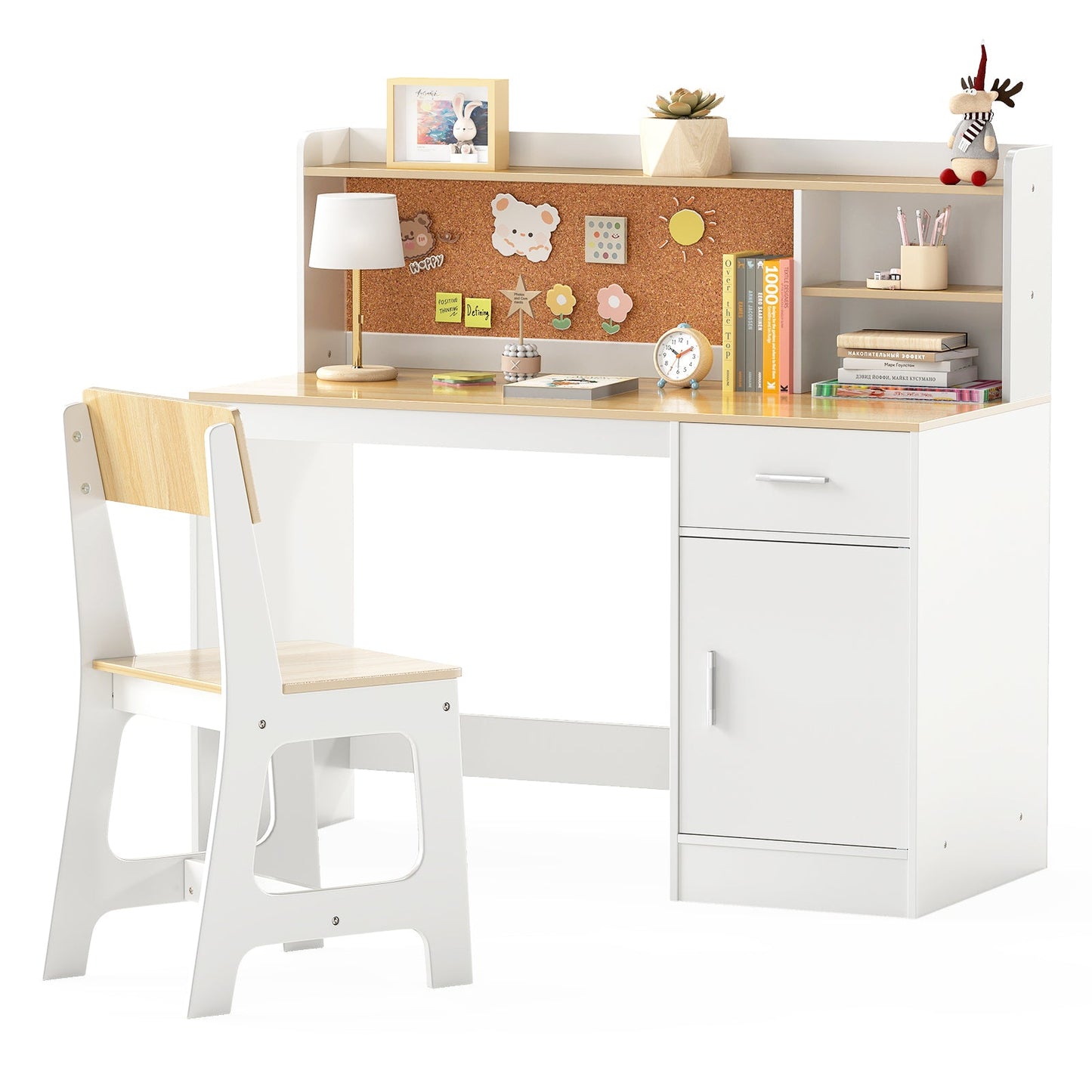Kids Study Desk and Chair Set