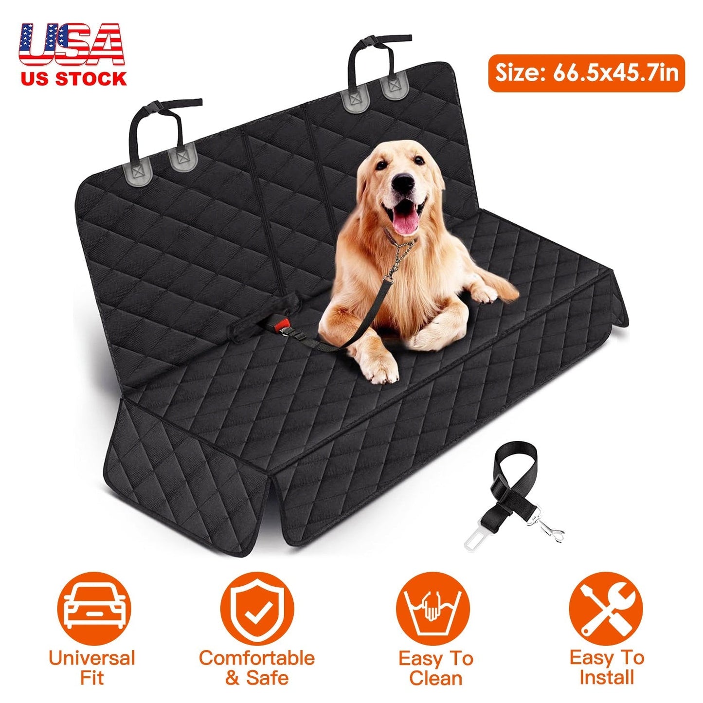 Dog Car Seat Cover Waterproof Scratch-proof