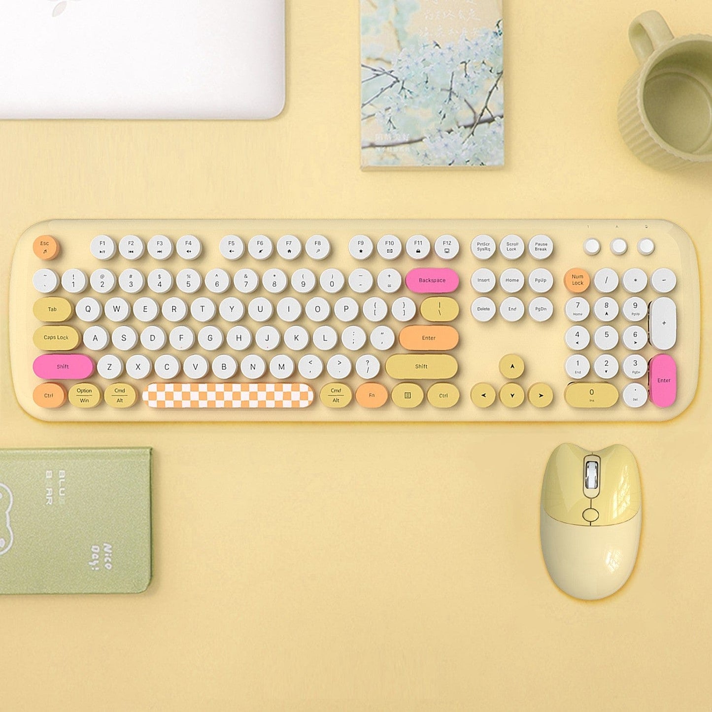 Wireless Keyboard & Mouse Combo - Silent Click