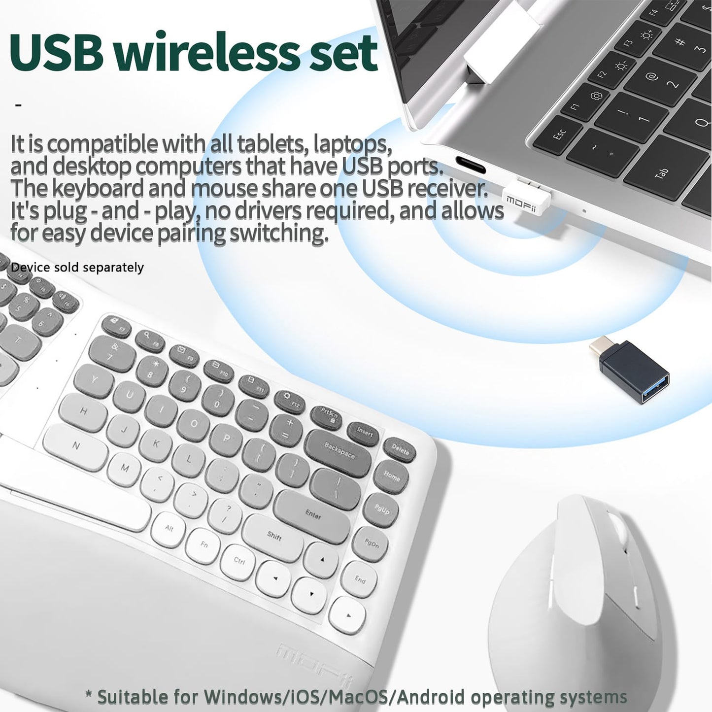 Wireless Keyboard & Mouse Combo