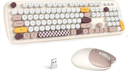 Wireless Keyboard & Mouse Combo - Silent Click