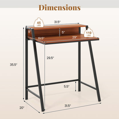 2 Tier Study Desk