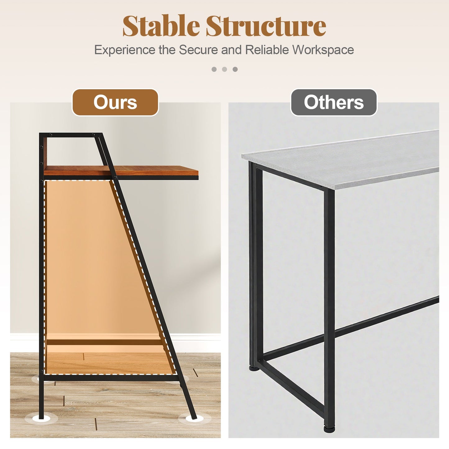 2 Tier Study Desk