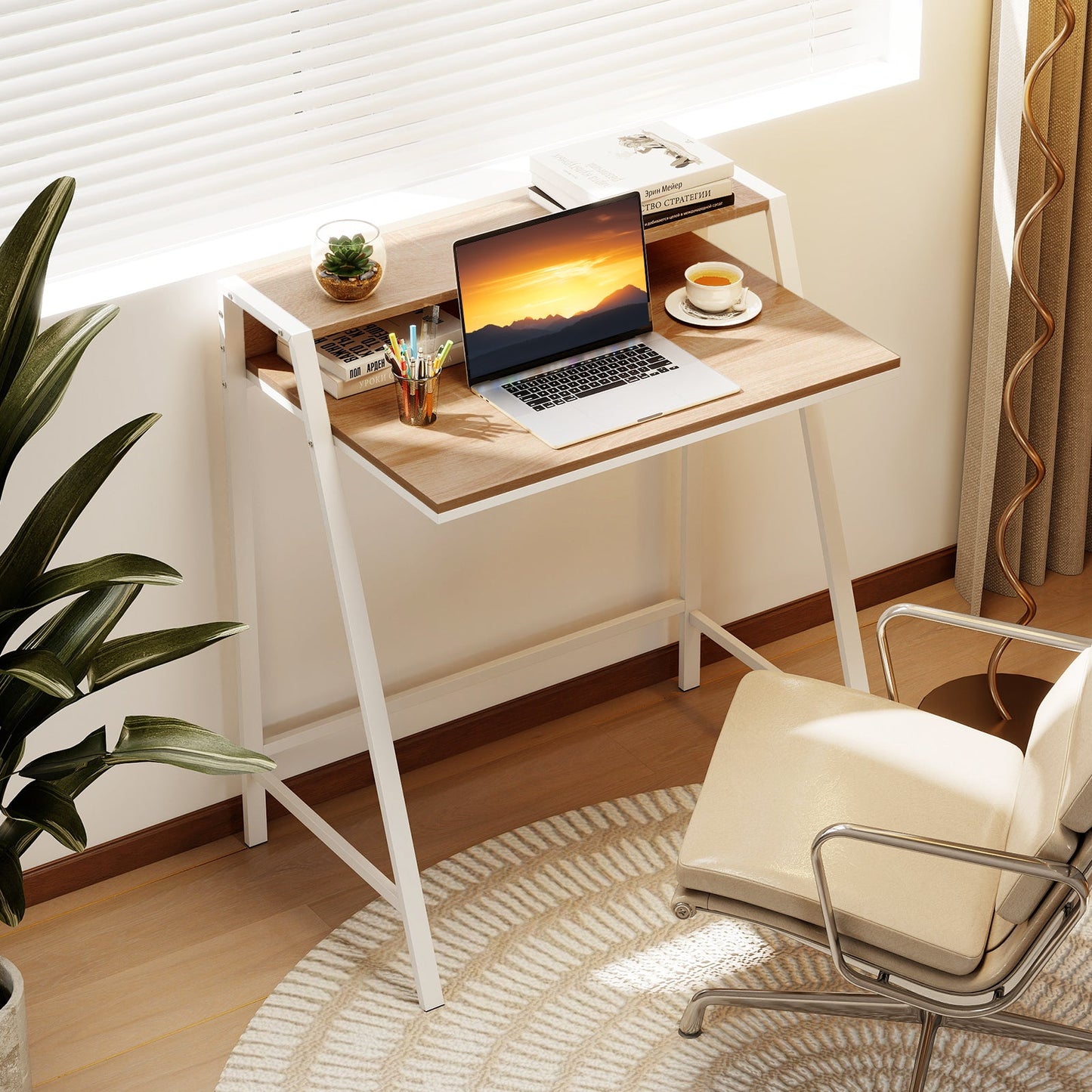 2 Tier Study Desk