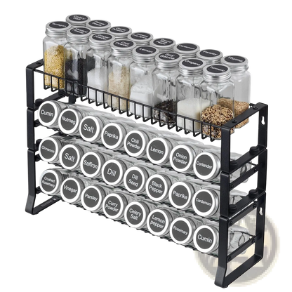 3-tier Metal Spice Rack Organizer