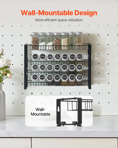 3-tier Metal Spice Rack Organizer