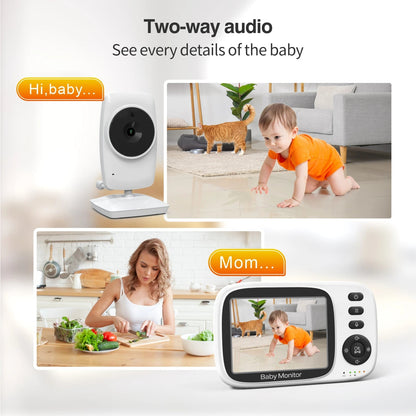 Video Baby Monitor 2.4G Wireless with 2 Way Audio