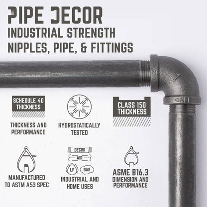 Paper Towel Holder By PIPE DECOR