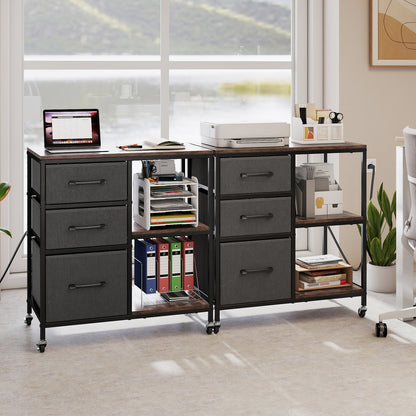 3 Drawer Mobile File Cabinet