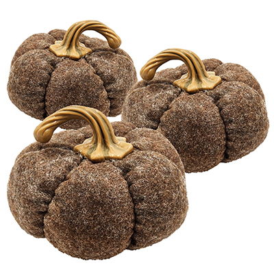 Pumpkin Ornament Decor (Set of 3)