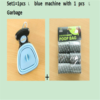 Travel Foldable Pooper Scooper With 1 Roll Compostable bags