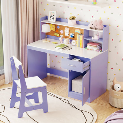 Kids Study Desk and Chair Set