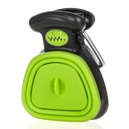 Travel Foldable Pooper Scooper With 1 Roll Compostable bags