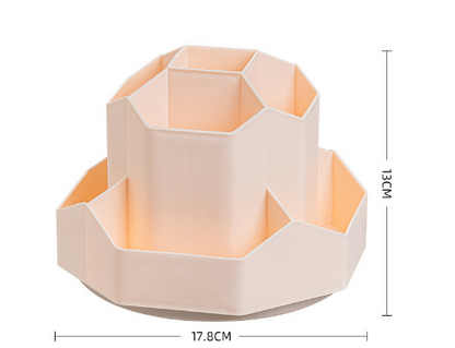 Large capacity rotatable pen holder